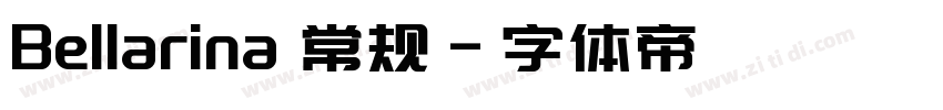 Bellarina 常规字体转换